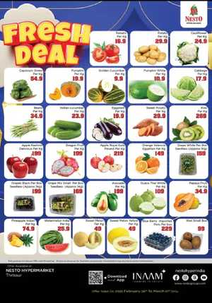 Fresh Deals In Nesto Hypermarket Thrissur