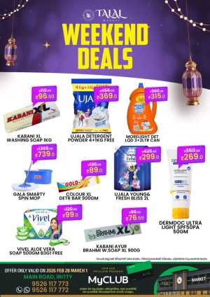 Weekend Deals In TALAL Market Kannur
