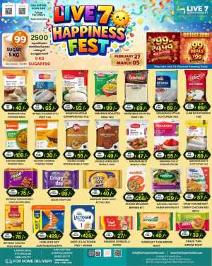 Live 7 Happiness Fest: Massive Deals Until Mar 5 In Live7 Supermarket Palakkad