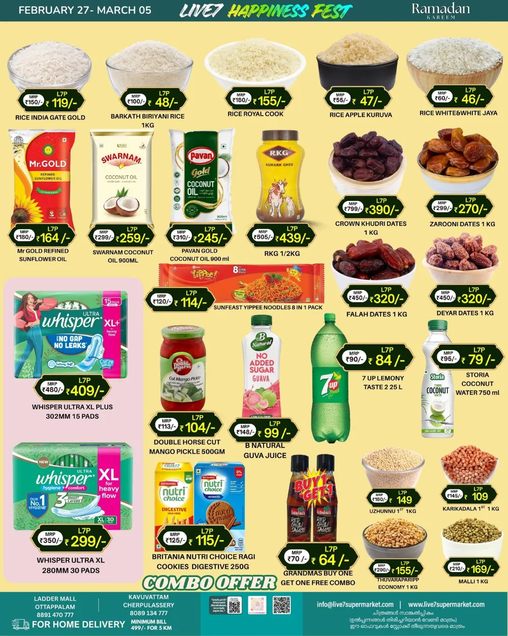 Live 7 Happiness Fest: Massive Deals Until Mar 5