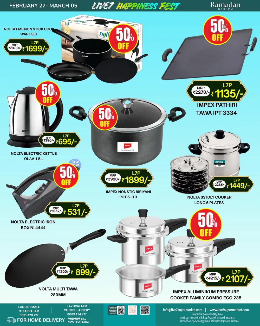 Live 7 Happiness Fest: Massive Deals Until Mar 5