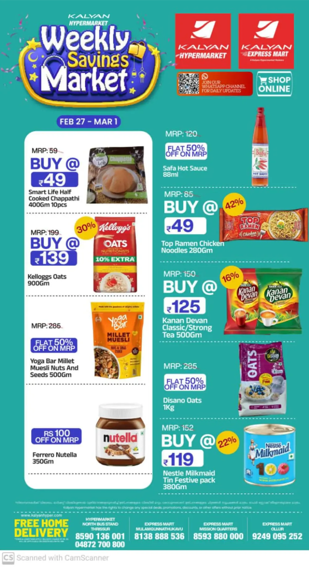 Kalyan Hypermarket Deals: 50% Off & More