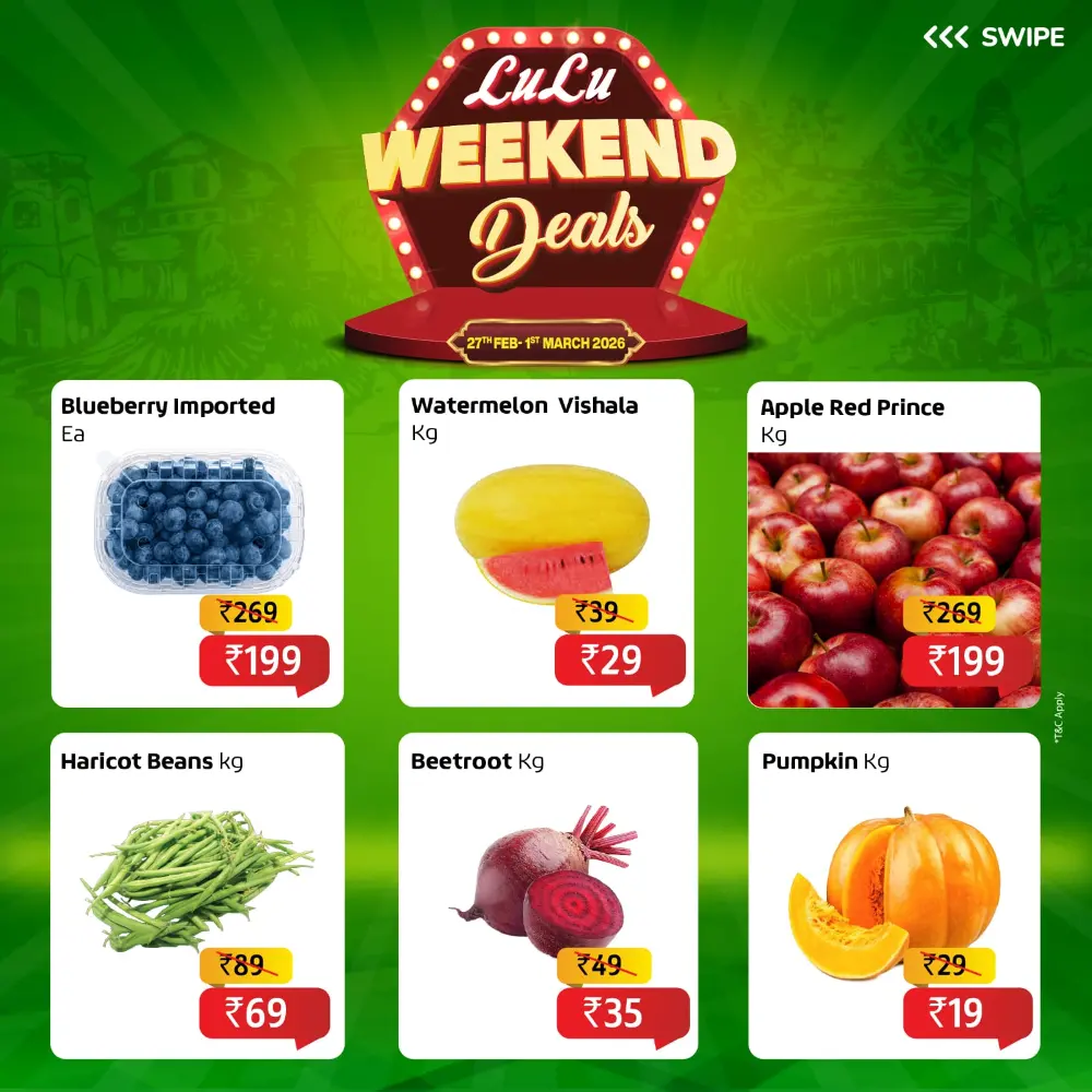 Lulu Weekend Deals - Kottiyam | Exp. 1st March
