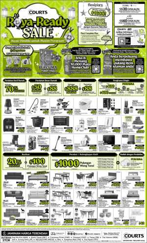 COURTS Raya Sale Singapore In COURTS Singapore
