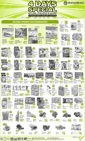 Sheng Siong 4 Days Special In Sheng Siong Singapore