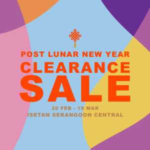 Isetan Serangoon Central Clearance Sale Ends 19 Mar In Isetan Singapore