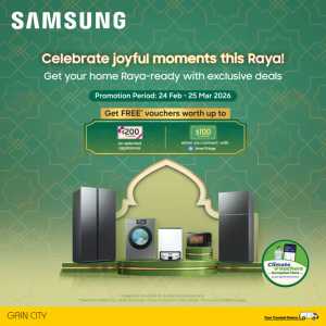 Samsung Hari Raya Deals at Gain City In Gain City Singapore