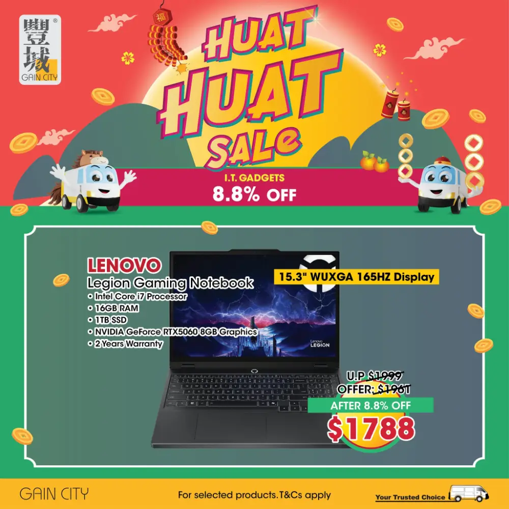 Gain City Huat Huat Sale - Electronics Deals in Singapore