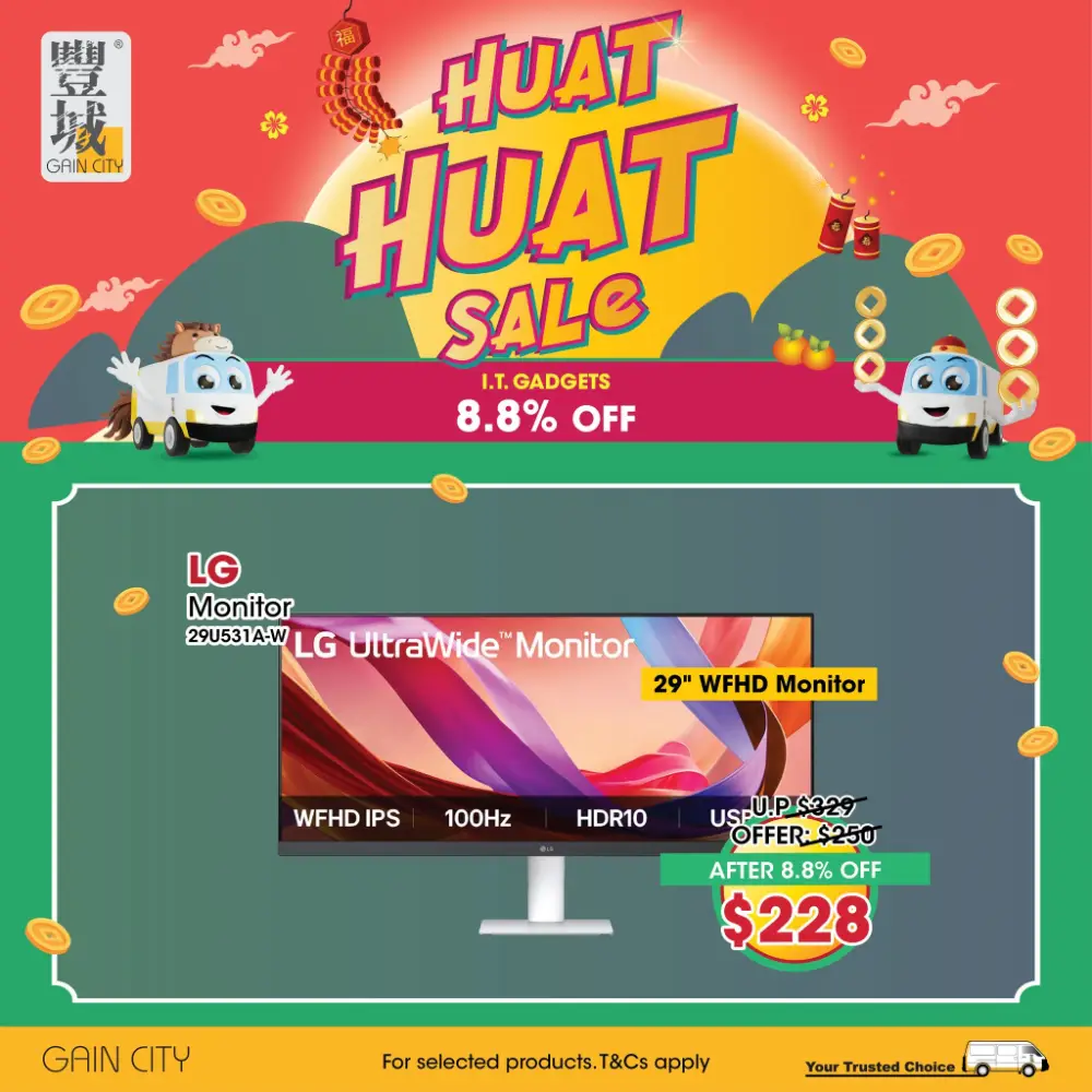 Gain City Huat Huat Sale - Electronics Deals in Singapore