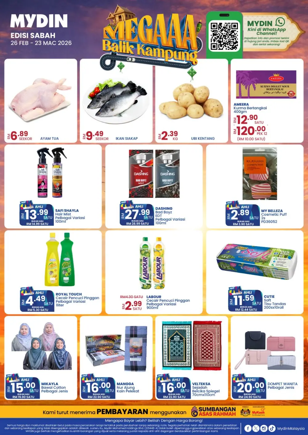 Mydin Sabah Promotion: Megaaa Balik Kampung Deals Until 23 March 2026