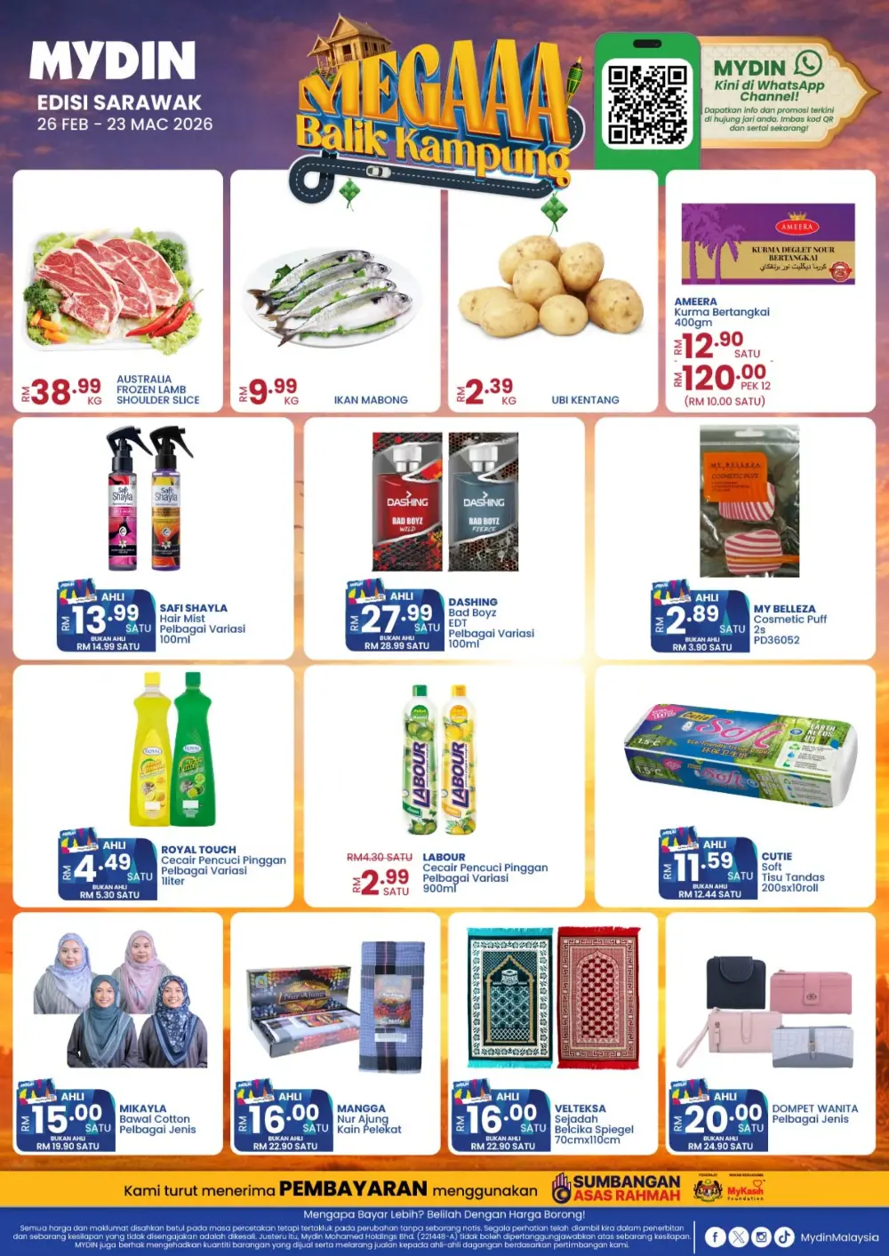 Mydin Sarawak Promotion: Megaaa Balik Kampung Deals Until 23 March 2026