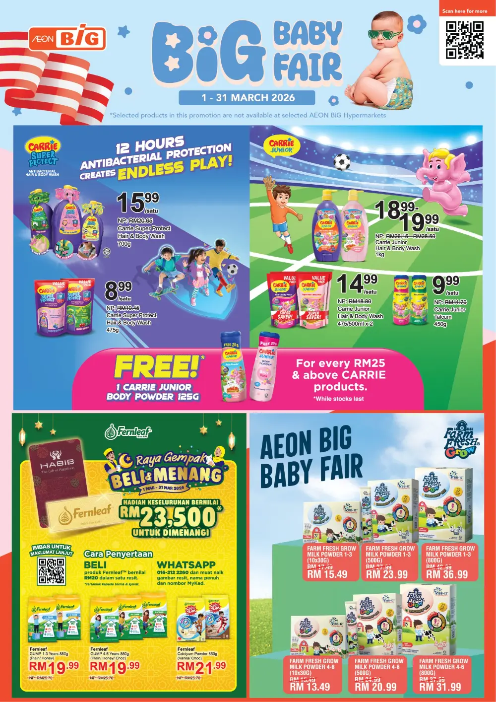AEON BiG Baby Fair Promotion Malaysia March 2026 Ends 31 Mar