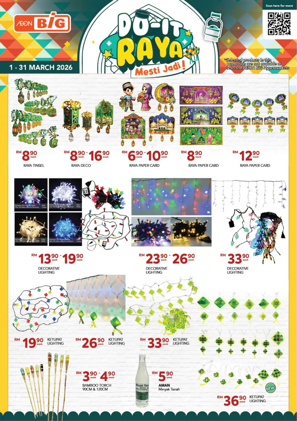 AEON BiG Raya Deals 2026 - Malaysia Ends March 31