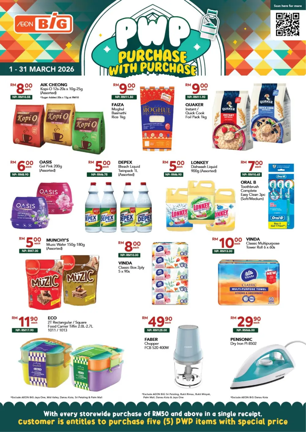 AEON BiG Raya Deals 2026 - Malaysia Ends March 31