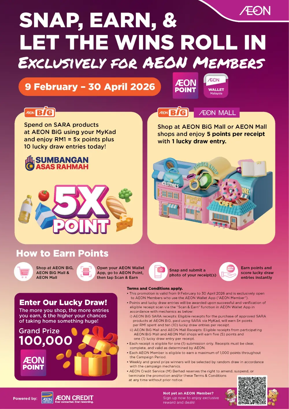 AEON Member Promotion 2026: Earn Points & Lucky Draw