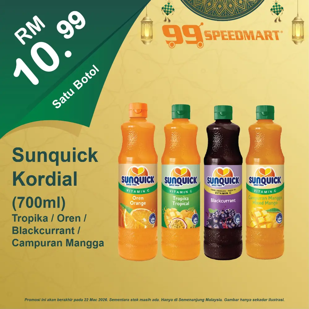 99 Speedmart Promotion Malaysia Valid Until 22 Mac 2026
