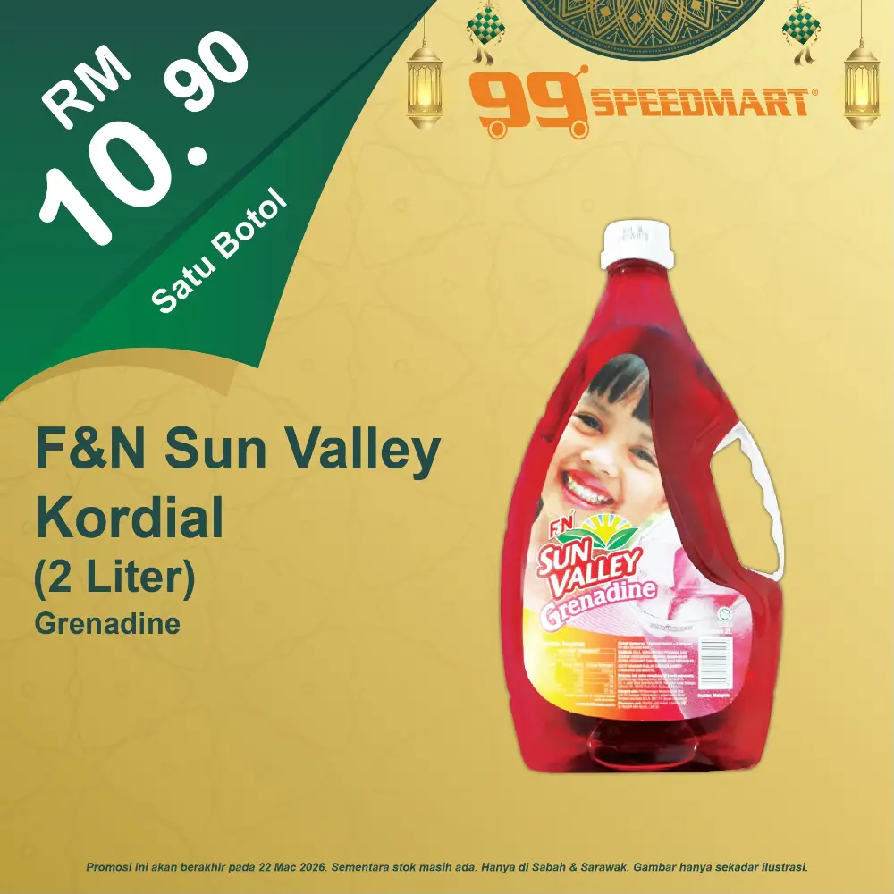 99 Speedmart Promotion Malaysia Valid Until 22 Mac 2026