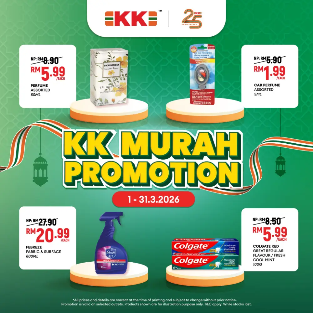 KK Super Mart Promotion: Daily Essentials Sale - Ends 31 March
