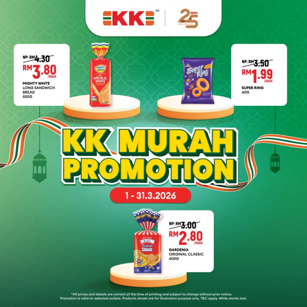 KK Super Mart Promotion: Daily Essentials Sale - Ends 31 March