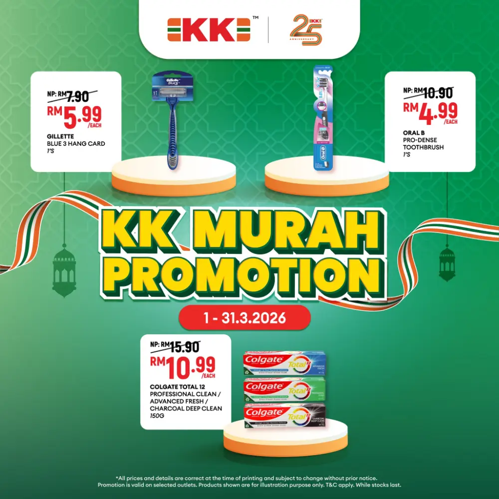 KK Super Mart Promotion: Daily Essentials Sale - Ends 31 March