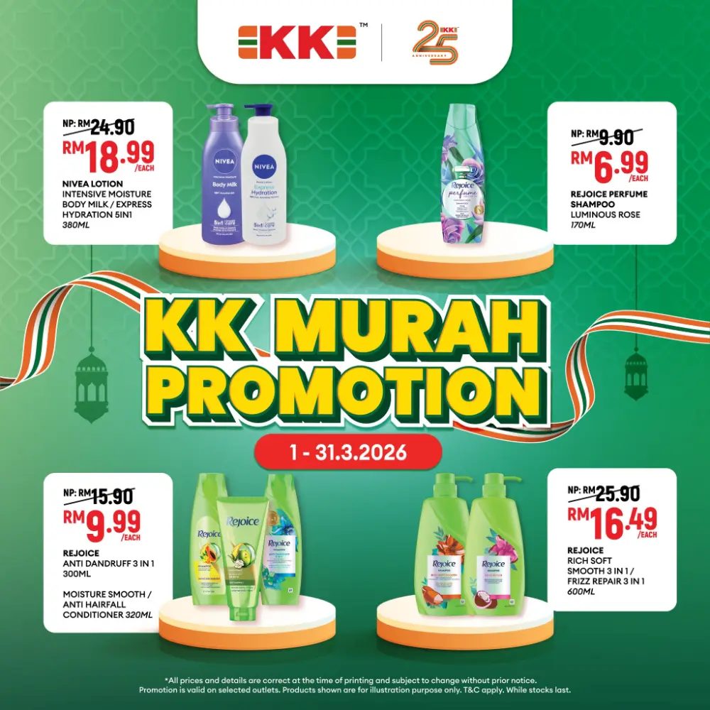KK Super Mart Promotion: Daily Essentials Sale - Ends 31 March