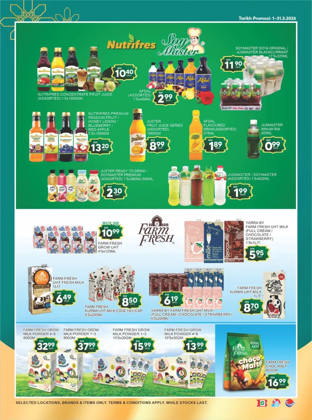 Billion Pantai Timor Hari Raya Sale Valid until 20 March 2026