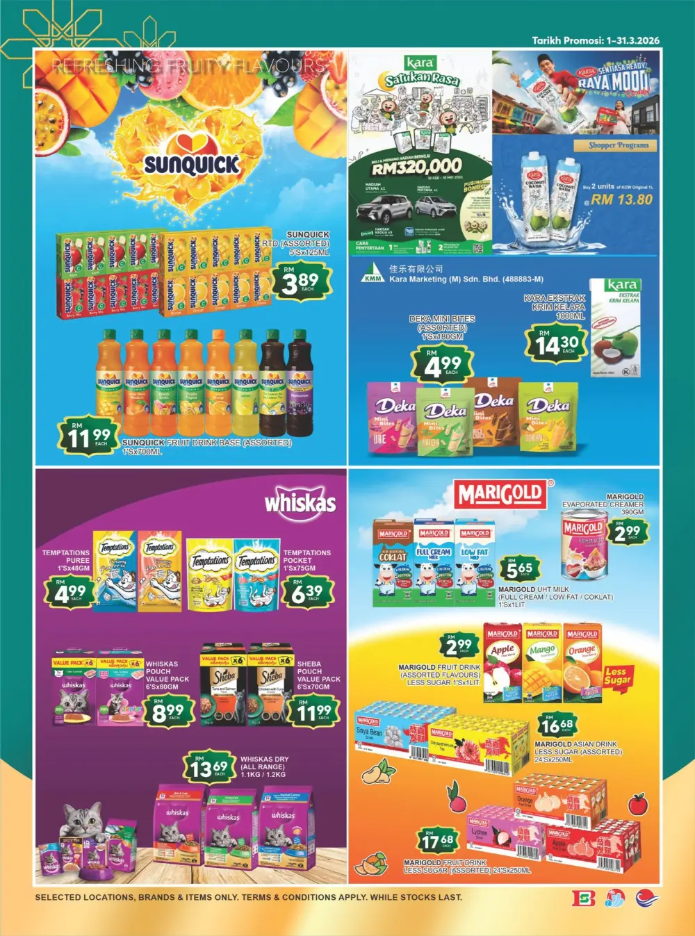 Billion Pantai Timor Hari Raya Sale Valid until 20 March 2026