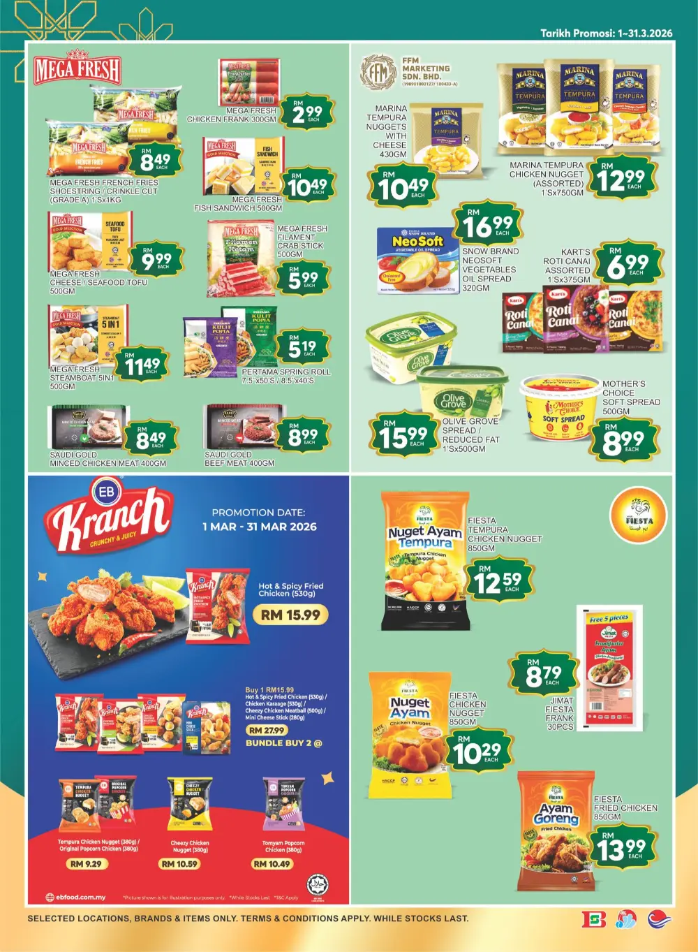 Billion Pantai Timor Hari Raya Sale Valid until 20 March 2026