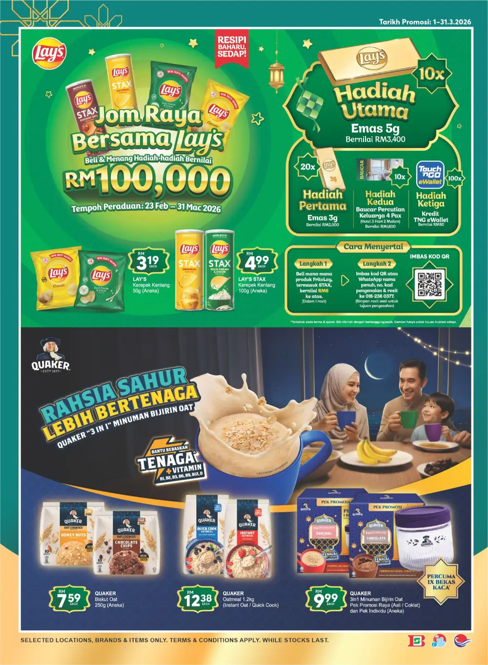 Billion Pantai Timor Hari Raya Sale Valid until 20 March 2026