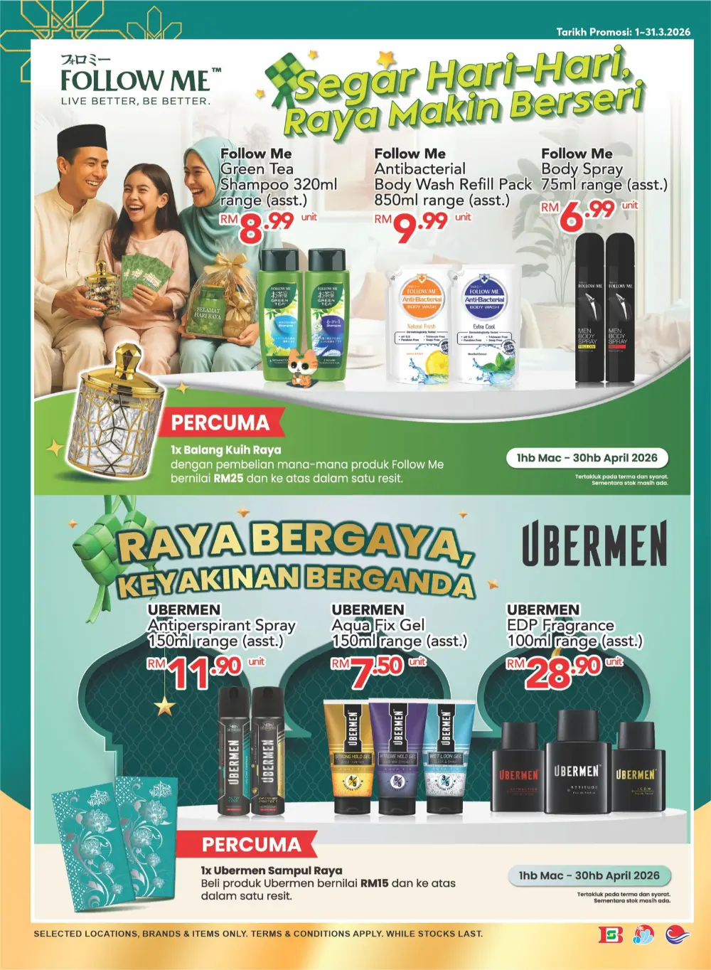 Billion Pantai Timor Hari Raya Sale Valid until 20 March 2026