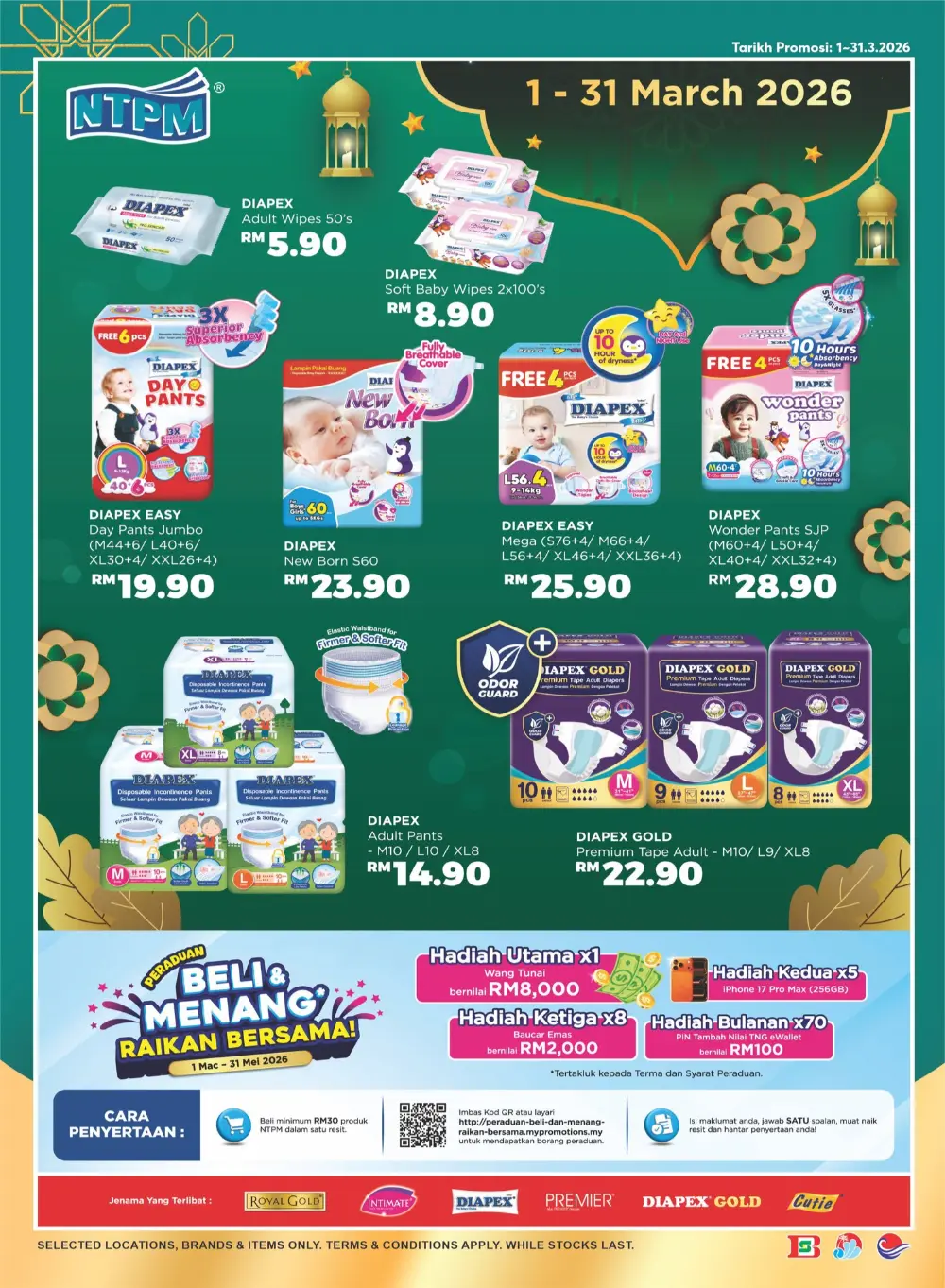 Billion Pantai Timor Hari Raya Sale Valid until 20 March 2026