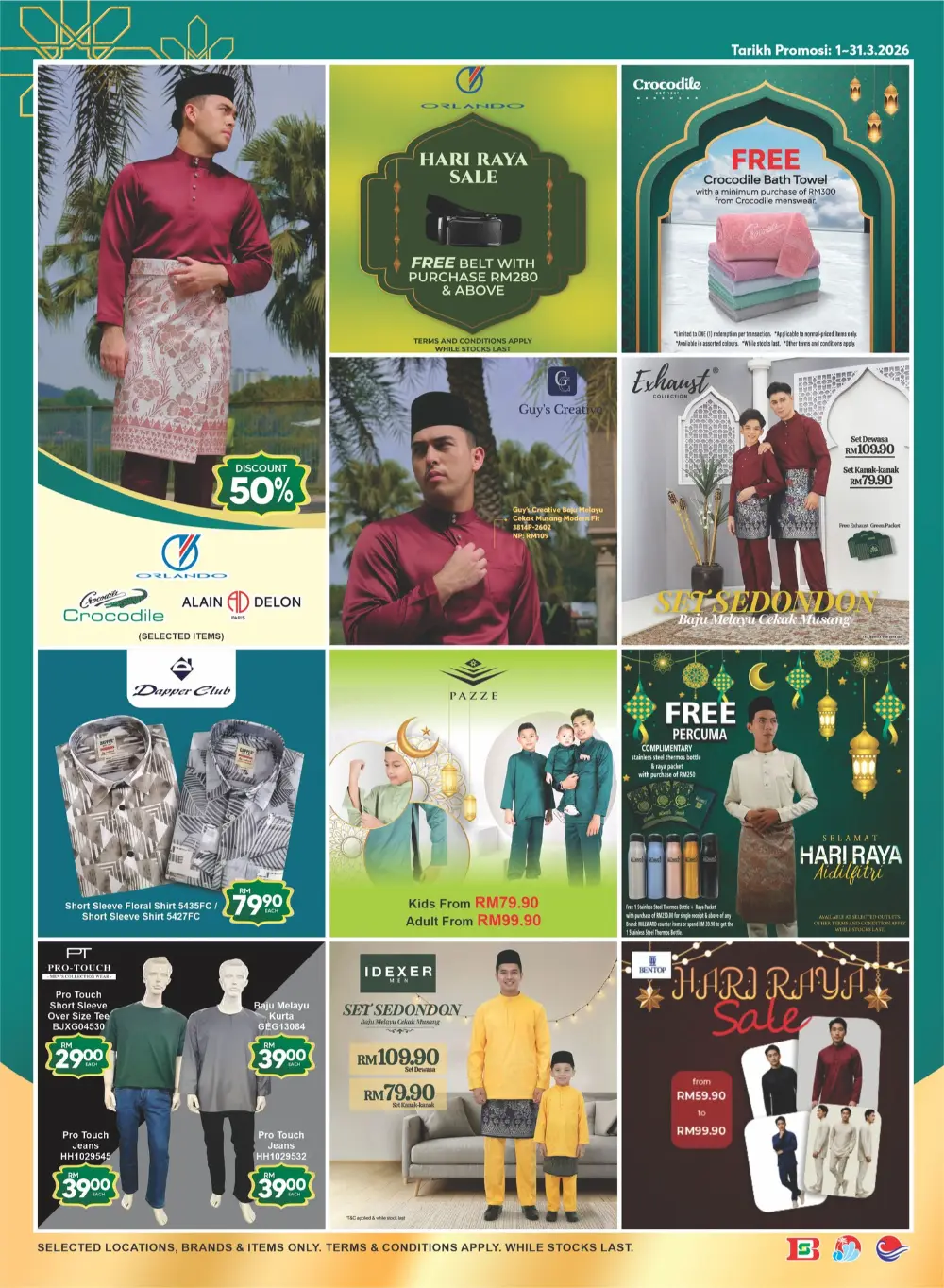 Billion Pantai Timor Hari Raya Sale Valid until 20 March 2026