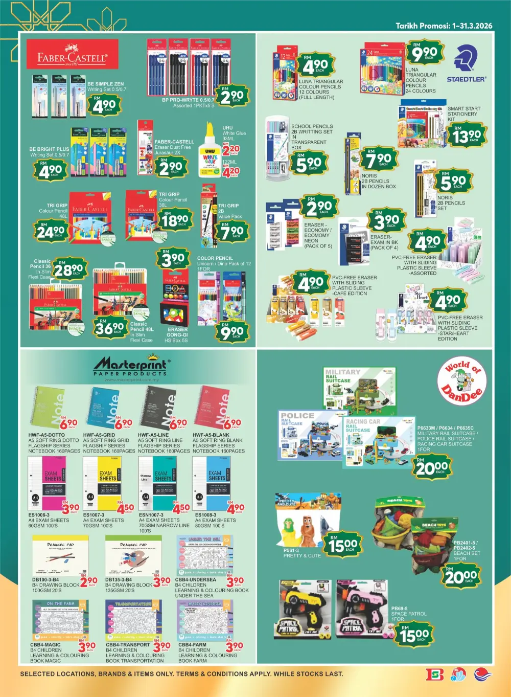 Billion Pantai Timor Hari Raya Sale Valid until 20 March 2026