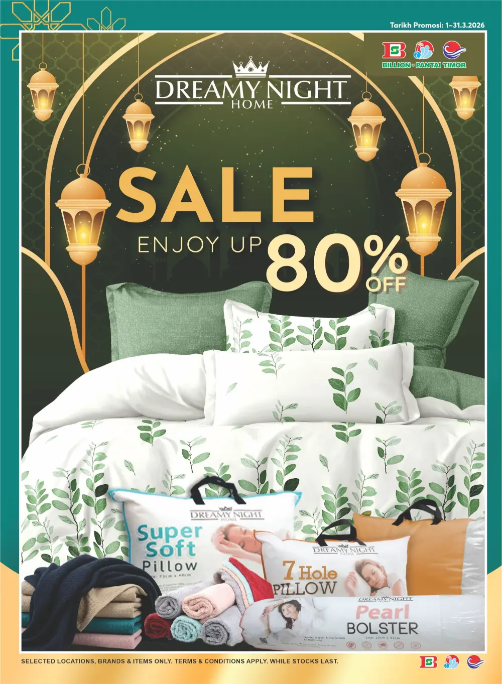 Billion Pantai Timor Hari Raya Sale Valid until 20 March 2026