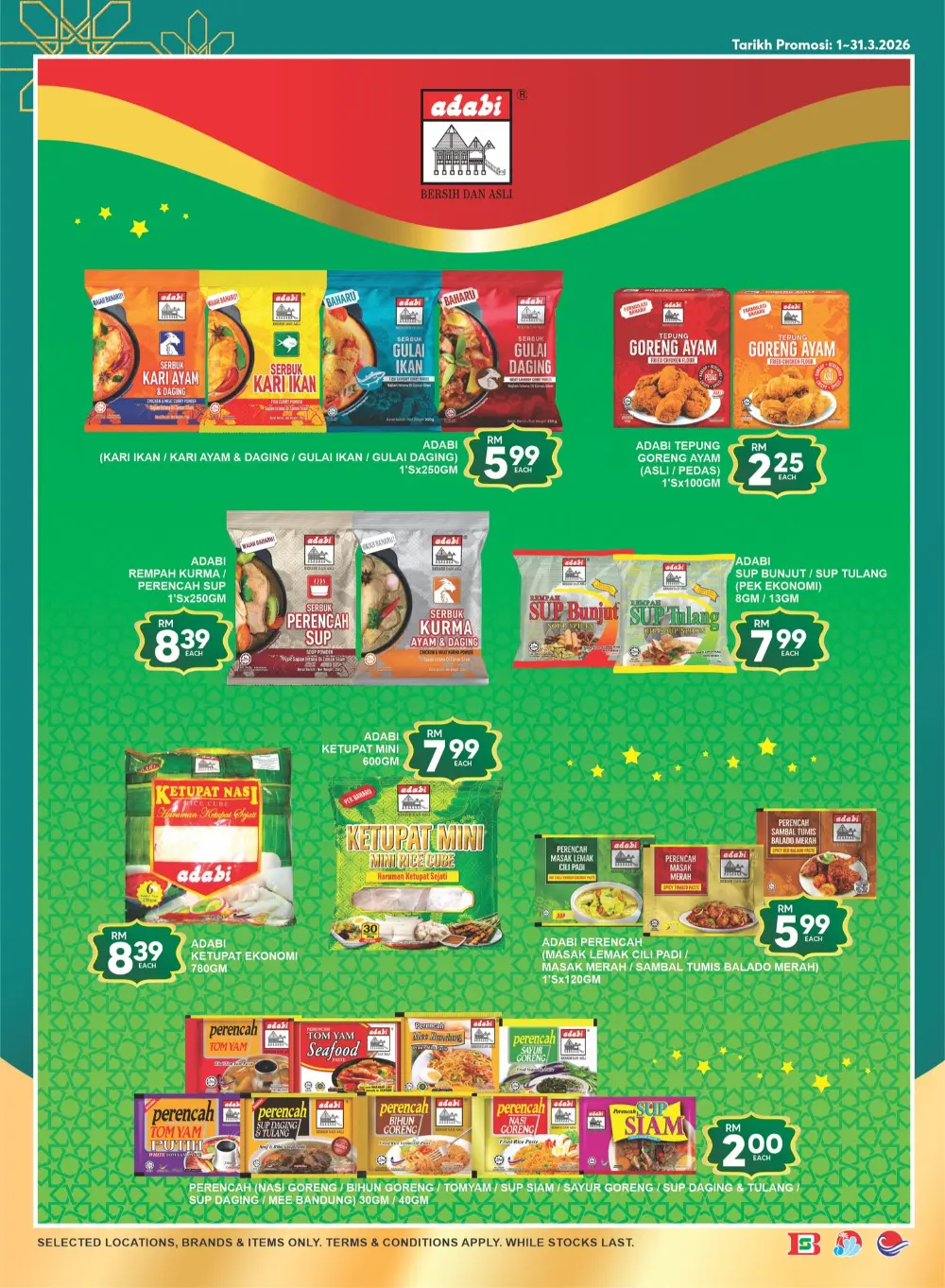 Billion Pantai Timor Hari Raya Sale Valid until 20 March 2026