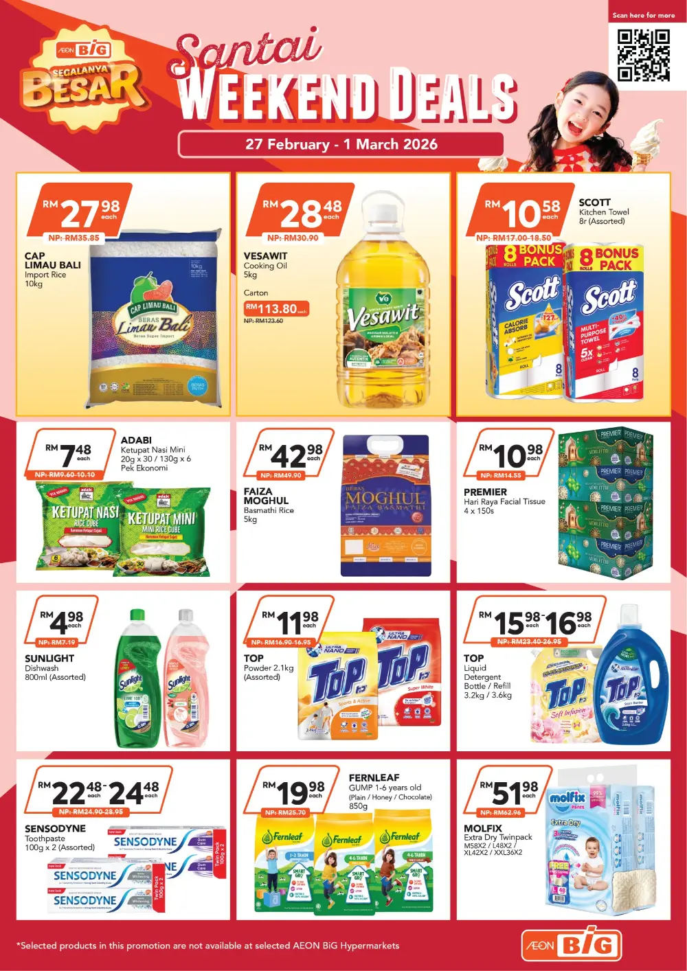AEON BiG Weekend Sale: Best Deals Valid Until 1 March 2026