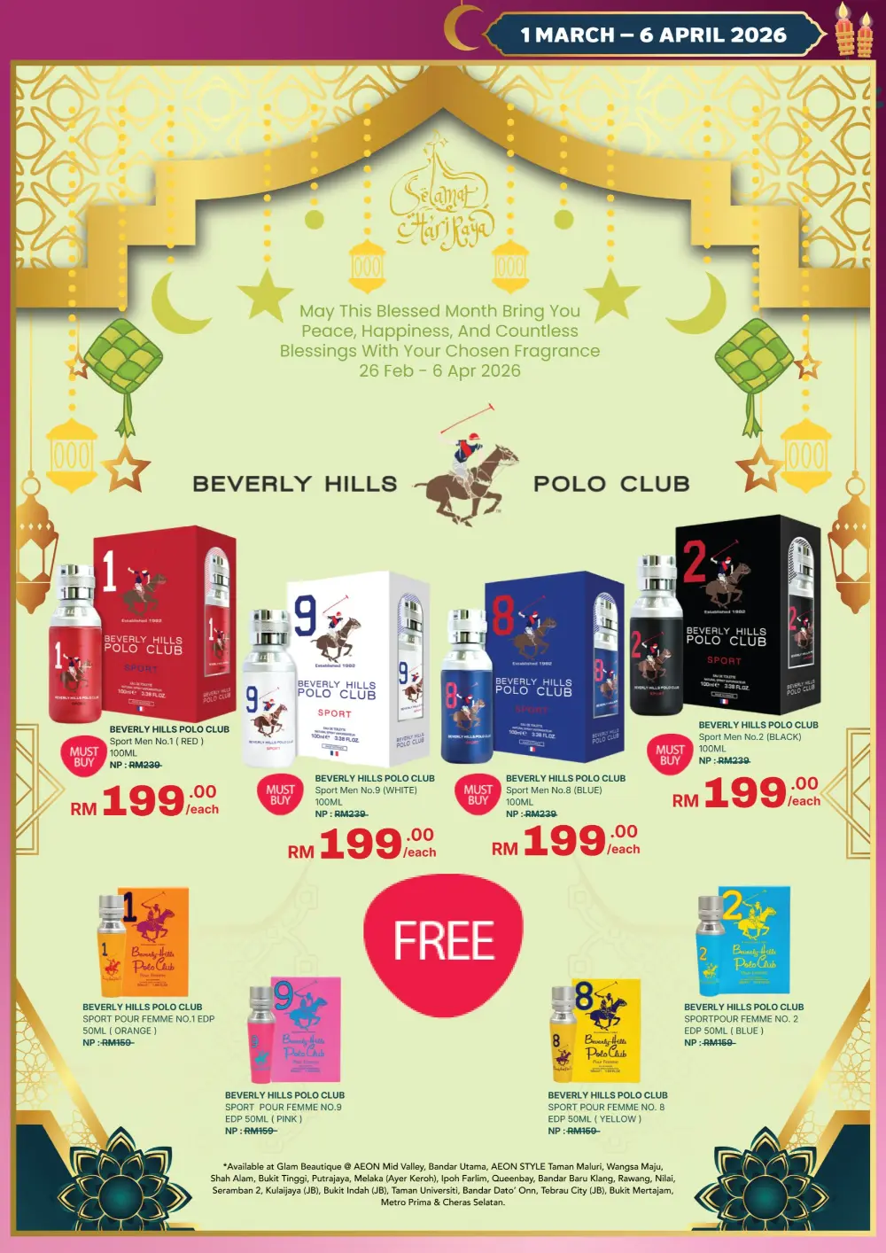 AEON Raya Beauty Promotion Malaysia