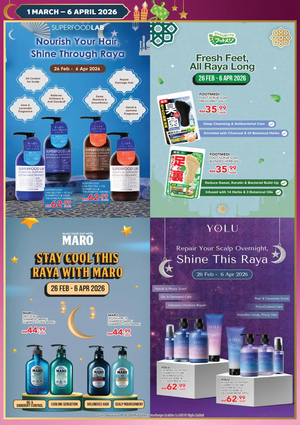 AEON Raya Beauty Promotion Malaysia