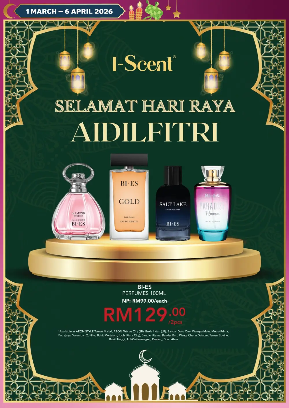 AEON Raya Beauty Promotion Malaysia