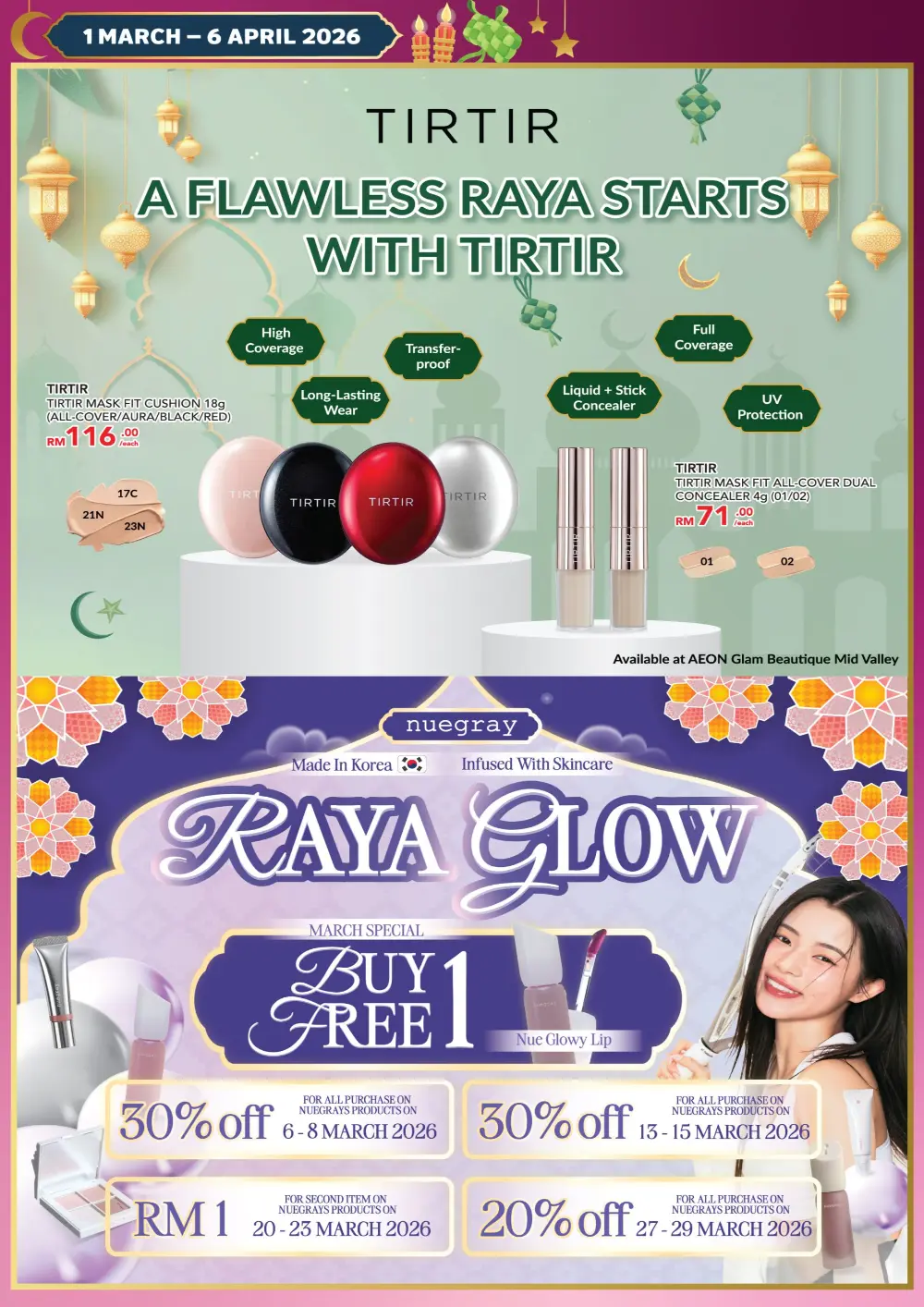 AEON Raya Beauty Promotion Malaysia