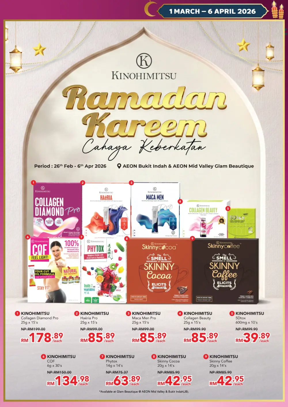 AEON Raya Beauty Promotion Malaysia
