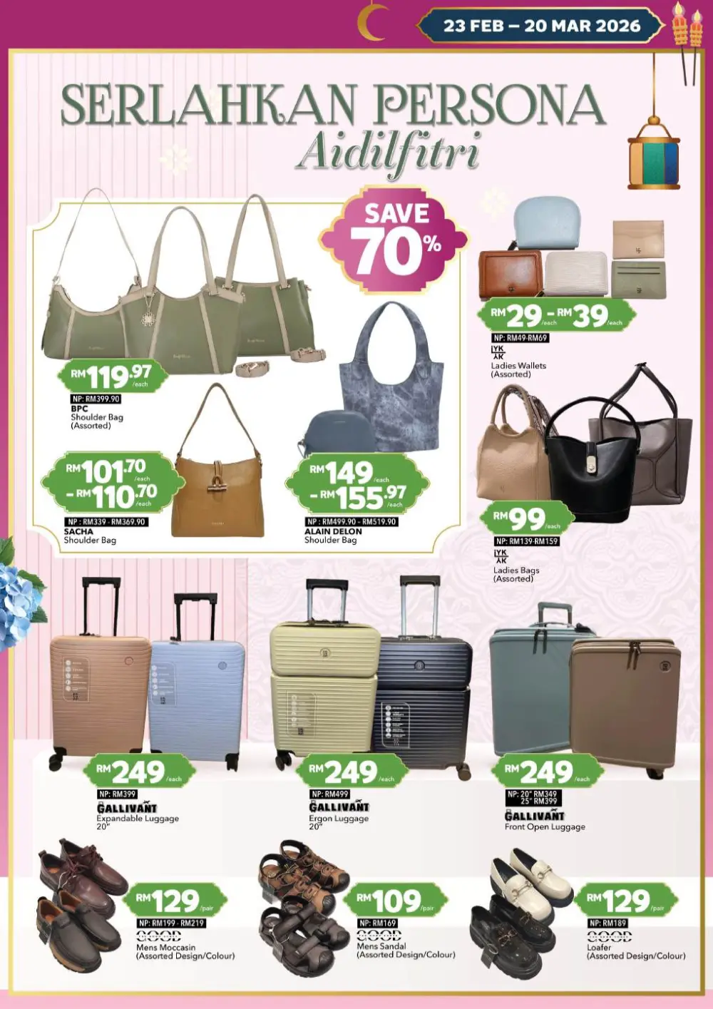 AEON Hari Raya Fashion Promotion Ends 20 Mar 2026