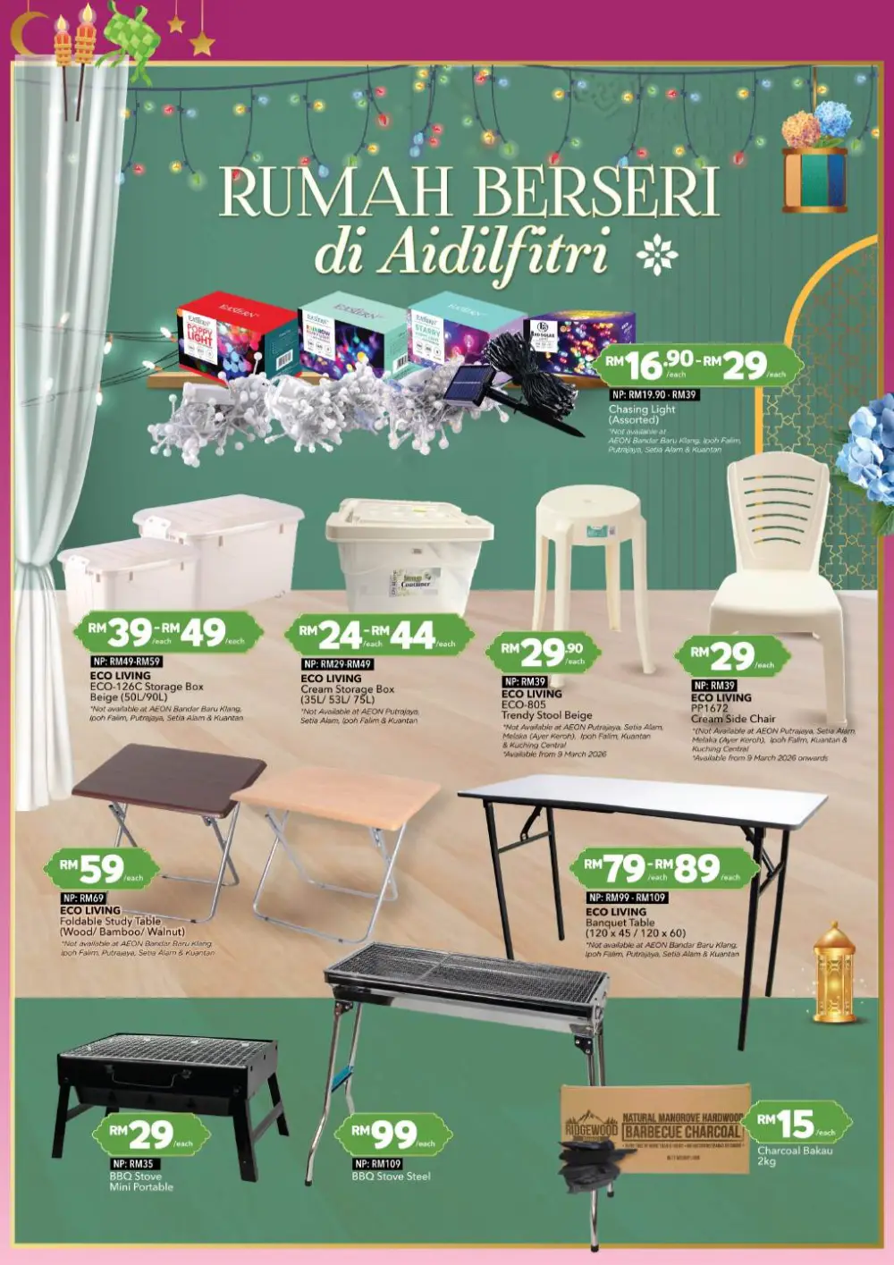 AEON Hari Raya Fashion Promotion Ends 20 Mar 2026