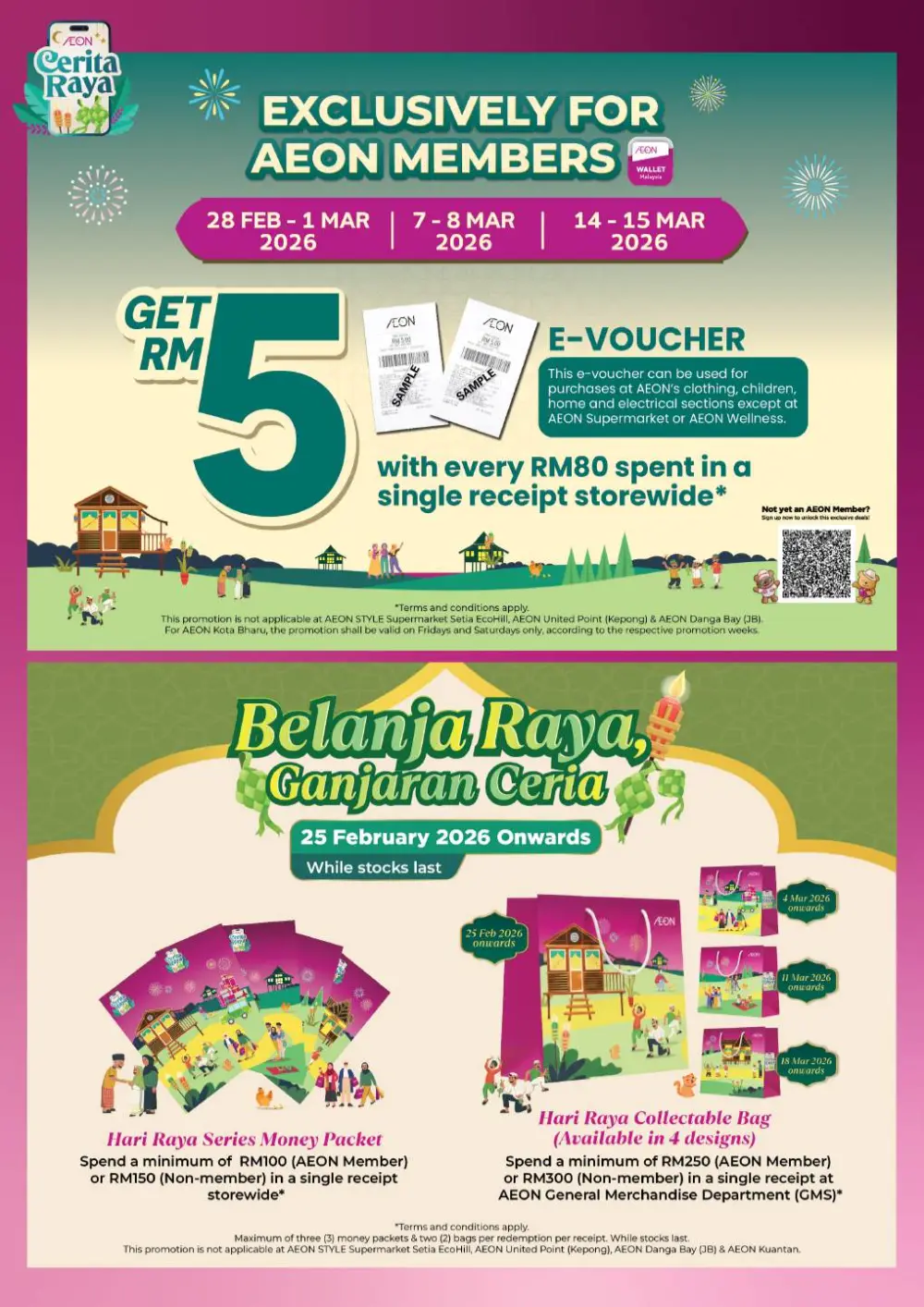 AEON Hari Raya Fashion Promotion Ends 20 Mar 2026