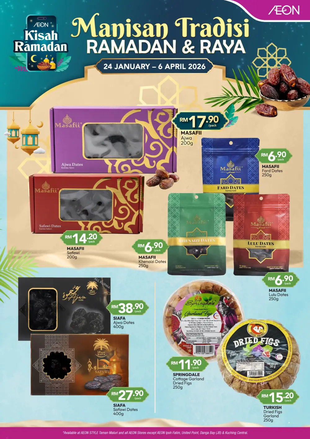 AEON Ramadan Dates Sale Ends 6 April 2026