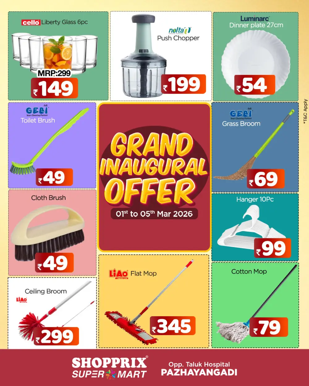 Shopprix Pazhayangadi Offers Valid Until 5 March 2026