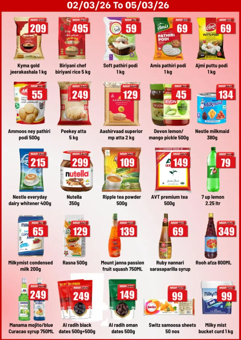 Budget Deals at Real Hyper Market Neerchal, Kannur | Offers Valid 02-05 March 2026