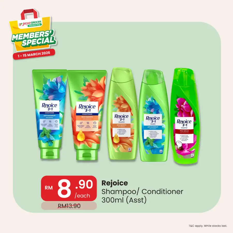 Jaya Grocer Malaysia Members' Special Deals Ends 15 March