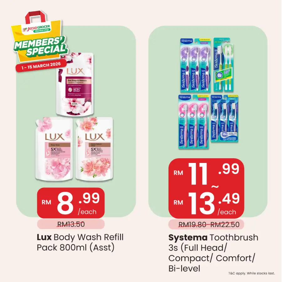 Jaya Grocer Malaysia Members' Special Deals Ends 15 March