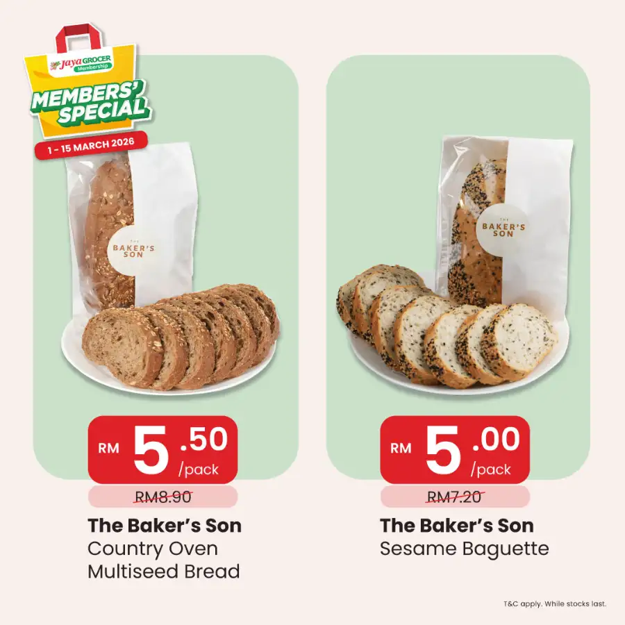 Jaya Grocer Malaysia Members' Special Deals Ends 15 March